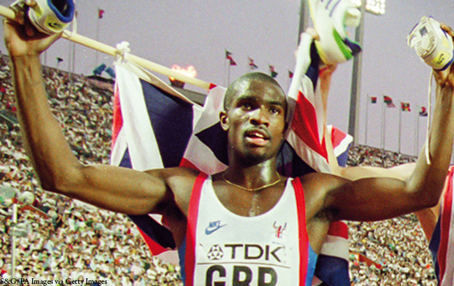 Derek Redmond and father Jim finish the race