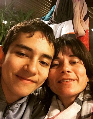 Oksana Chusovitina and her son